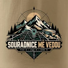 Souřadnice mě vedou horská mapa