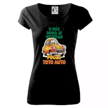 U nás doma je veterán pouze toto auto barevný nápis