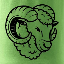 Černá Hlava berana obrys