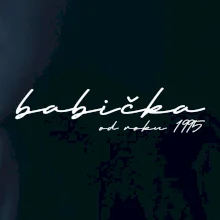 Psací nápis babička s ročníkem