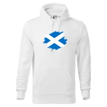 Skotská vlajka kreslená štetcem