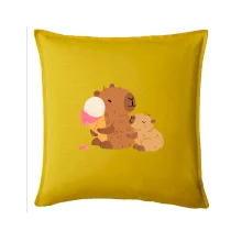 Kapybara se zmrzlinou