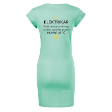 Elektrikář - hlavní jistič - Nápis na zádech