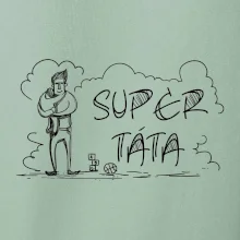Kreslený nápis super táta
