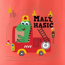 Malý hasič - auto a dinosaurus