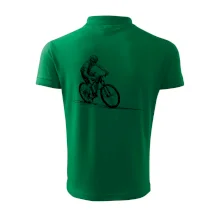 MTB kreslený cyklista