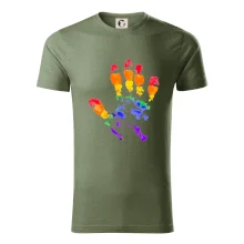 LGBT hand print