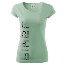 Biker nápis na výšku řetěz