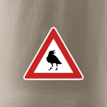 Dopravní značka - Pozor havran