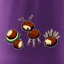 Kaštanová zvířátka - v řadě