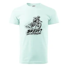 Brzdy jen doporučení - biker v zatáčce