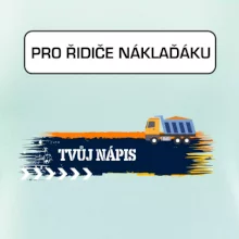 Stavba - vlastní nápis - náklaďák