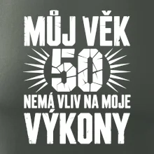 Můj věk nemá vliv na moje výkony
