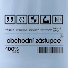 Čárový kód obchodní zástupce