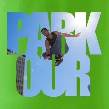 Parkour nápis nebe