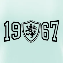 Narozeninový motiv - znak - 1967