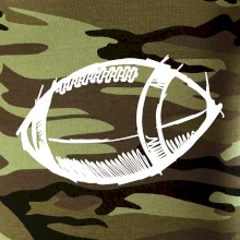 Americký fotbal míč skica