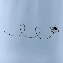 Dráha letu včely - smyčka