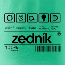 Čárový kód zedník