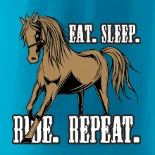 Eat Sleep Ride Repeat Western