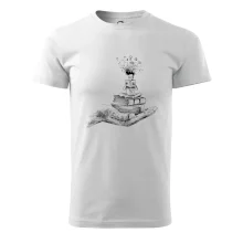 Čtenář - ruka kreslená