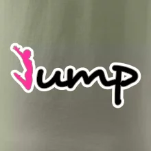 Jump - nápis a panáček