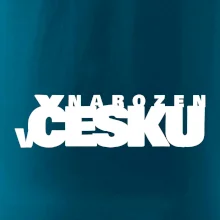 Nápis - Narozen v Česku