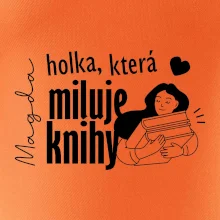 Černobílá holka, která miluje knihy - Vaše jméno