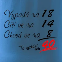 Vypadá, cítí se, chová se - 40 let