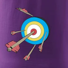 Šípy v barevném terči