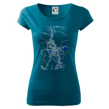 Vrchlabí - Mapa s vodními toky