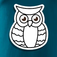 Sova kreslená na prsu