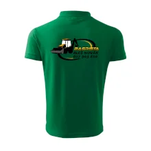 Bagrista v kruhu - vlastní nápis