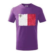 Vlajka Malta okousaná