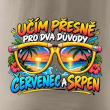 Učím kvůli červenci a srpnu letní prázdniny