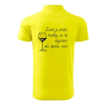 Život je příliš krátký - sklenička