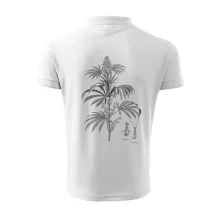 Konopí kytka černobílá