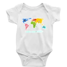 Světové kontinenty s názvy a zvířátky