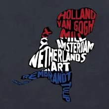 Mapy - názvy měst - Nizozemí