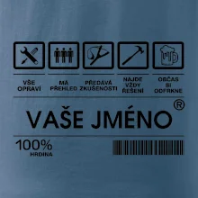 Vaše jméno - čárový kód