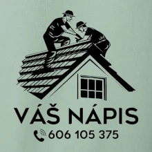 Tričko pro pokrývače - Dva dělníci