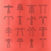 Typy stožárů vysokého napětí