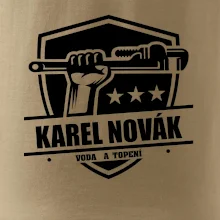 Instalatér - Erb vlastní nápis