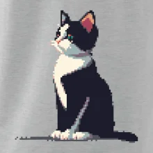 Mourovatá kočka pixel