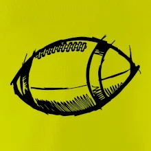 Americký fotbal míč skica