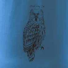 Puštík vousatý great gray owl