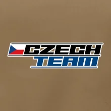 Czech team s vlajkou - Mistrovství světa v ledním hokeji 2025