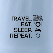 Eat sleep travel - Velký  přívěs