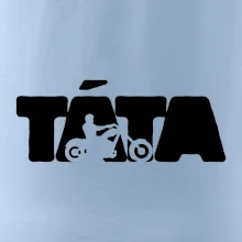 Táta nápis - motorka chopper