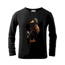 Kachna stojící černá fotka